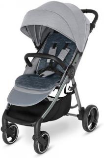 Wózek spacerowy Wave 2021 Baby Design - 107 silver gray