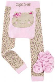 Zestaw legginsy+skarpetki 12-18m Zoocchini - kot