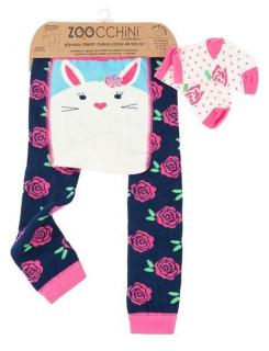 Zestaw legginsy+skarpetki 12-18m Zoocchini - królik