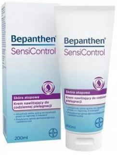Bepanthen SensiControl Krem nawilżający do skóry atopowej, 200 ml