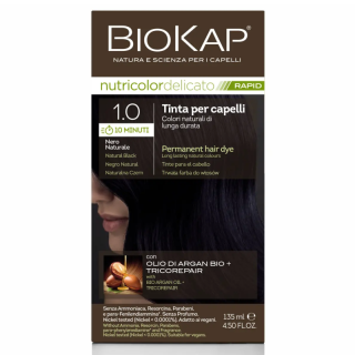 Biokap Nutricolor Rapid 1.0 Naturalna Czerń, 135 ml