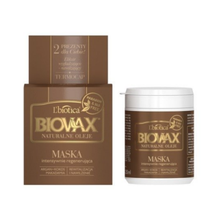 BIOVAX Intensywnie Regenerująca Maska Argan+Kokos+Makadamia, 250 ml