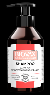 BIOVAX Szampon intensywnie regenerujący Olej z opuncji+Mango, 200 ml