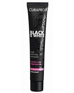 Curaprox Black is White pasta do zębów z węglem aktywnym, 90 ml