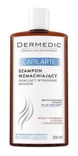 Dermedic Capilarte Szampon wzmacniający hamujący wypadanie włosów, 300 ml