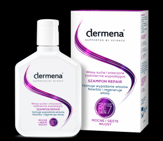 Dermena Repair szampon hamujący wypadanie włosów, 200 ml