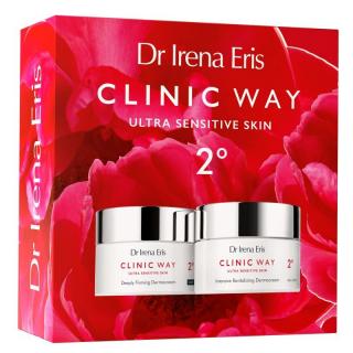 Dr Irena Eris Clinic Way zestaw 2° Dermokrem na dzień SPF 20, 50 ml + Dermokrem na noc, 50 ml