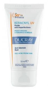 DUCRAY Keracnyl UV Fluid przeciw niedoskonałościom SPF 50+, 50 ml