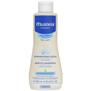 Mustela Bebe Delikatny szampon do włosów dla niemowląt i dzieci, 500 ml