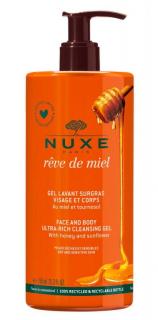 Nuxe Reve de Miel Żel do mycia twarzy i ciała, 750 ml