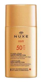 NUXE Sun SPF50 Lekki krem do twarzy, 50 ml