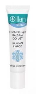 Oillan Winter Regenerujący balsam do ust na wiatr i mróz, 15 ml
