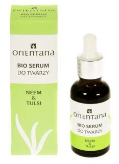 Orientana Bio serum do twarzy Neem i Tulsi, 30 ml