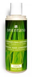 Orientana Odżywka Imbir i Trawa cytrynowa do każdego rodzaju włosów, 210 ml