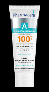 Pharmaceris A SPF 100+ Krem specjalna ochrona do twarzy i ciała, 75 ml