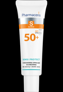 Pharmaceris S SPF50+ Codzienna emulsja ochronna do twarzy i okolic oczu, 50 ml
