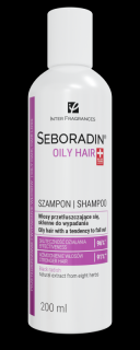 Seboradin Oily Hair Szampon włosy przetłuszczające się i skłonne do wypadania, 200 ml