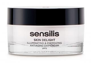 Sensilis Skin Delight Rozświetlająco-rewitalizujący krem przeciwzmarszczkowy na dzień SPF15, 50 ml