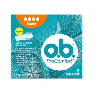 Tampony higieniczne OB Procomfort, Super,  8 sztuk