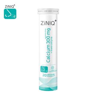 ZINIQ Calcium 300 mg + Kwercetyna, 20 tabletek musujących