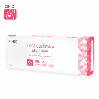ZiNIQ Test ciążowy płytkowy, 1 szt.