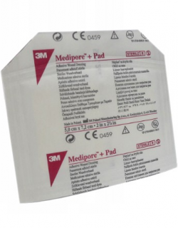3M Medipore+ Pad włókninowy opatrunek z warstwą chłonną 5cm x 7,2cm 1 sztuka