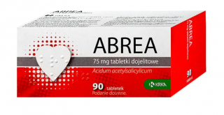 Abrea 75 mg 90 tabletek dojelitowych