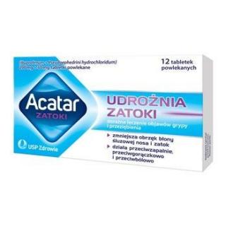 Acatar Zatoki 12 tabletek