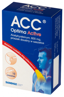 ACC Optima Active 600 mg proszek doustny 10 saszetek