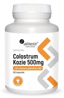 ALINESS Colostrum Kozie 500mg  100 kapsułek