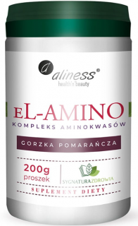 ALINESS el-Amino kompleks aminokwasów smak pomarańcza proszek 200 g