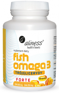 ALINESS Fish Omega 3 Forte Trójglicerydy 500/250mg 60 kapsułek