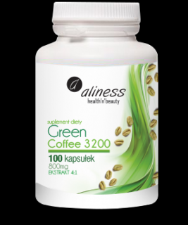 ALINESS Green Coffee 3200mg 100 kapsułek