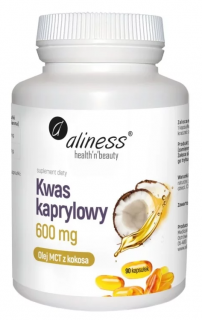 ALINESS Kwas Kaprylowy 600 mg 90 kapsułek