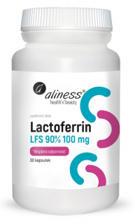 ALINESS Laktoferyna LFS 90% 100 mg  30 kapsułek