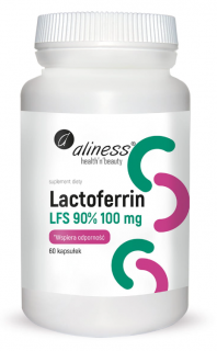 ALINESS Laktoferyna LFS 90% 100 mg 60 kapsułek