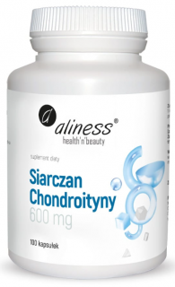 ALINESS Siarczan Chondroityny 600 mg 100 kapsułek