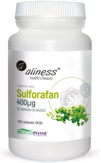 ALINESS Sulforafan z kiełków brokułu 400 µg 100 tabletek