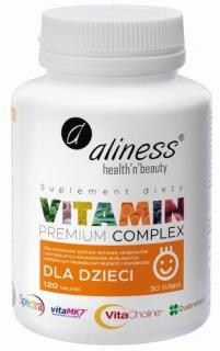 ALINESS Vitamin complex dla dzieci 120 tabletek do ssania