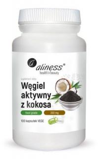 ALINESS Węgiel aktywny z kokosa 100 kapsułek