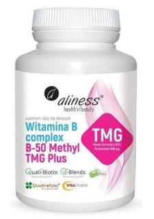 ALINESS Witamina B50 Methyl TMG 100 kapsułek