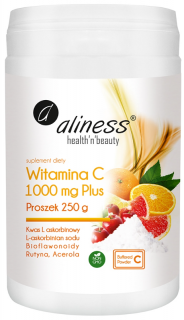 ALINESS Witamina C 1000 Buforowana Plus proszek 250 g