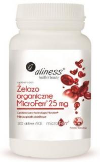 ALINESS Żelazo organiczne 100 tabletek