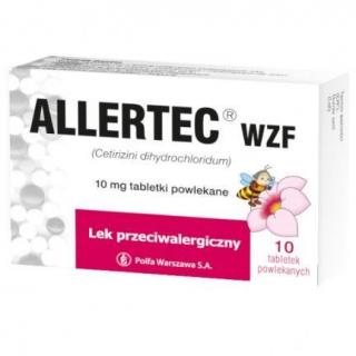 Allertec WZF 10 mg  10 tabletek
