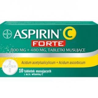 ASPIRIN C FORTE  10 tabletki musujące