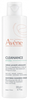 AVENE Cleanance Hydra krem oczyszczający i łagodzący do twarzy i ciała po zabiegach farmakologicznych 200 ml