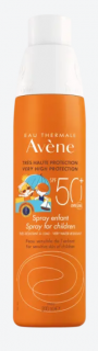 AVENE Sun wodoodporny spray ochronny do twarzy i ciała dla dzieci skóra wrażliwa SPF50+ 200ml