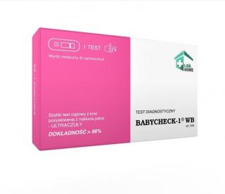 Babycheck-1 WB  test ciążowy z krwi  1 sztuka