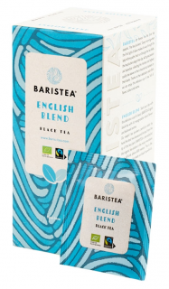 BARISTEA English Blend herbata czarna ekologiczna 25 saszetek