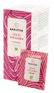 BARISTEA Fruit Infusion herbata owocowa ekologiczna 25 saszetek